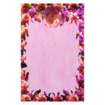 Blushing Rose Flame Stationery