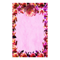 Blushing Rose Flame Stationery