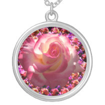 Blushing Rose Necklace