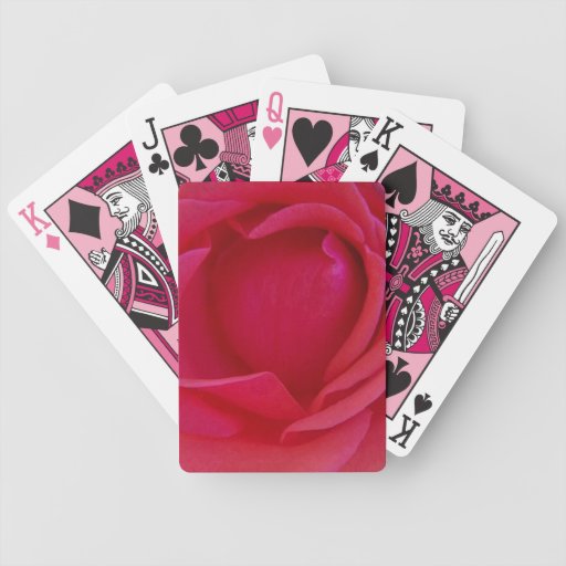Blushing Rose Playing Cards