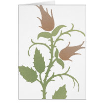 Blushing Rosebuds Card
