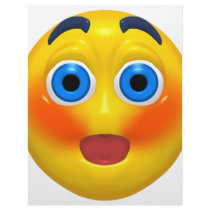Blushing Smiley letterhead by SmileyFaceStore Blushing Smiley letterhead