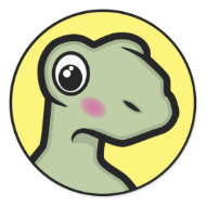 Blushing Tortoise Sticker sticker