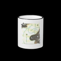 Blye:  Post It, Charred Dreams mugs