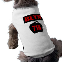 BLYN 718 Inside of Big Apple With Banner, 2 Color pet clothing