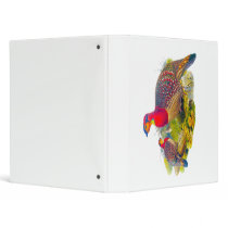 Blyth's Tragopan or Grayed-bellied Tragopan Vinyl Binder