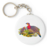 Blyth's Tragopan or Grayed-bellied Tragopan Keychain