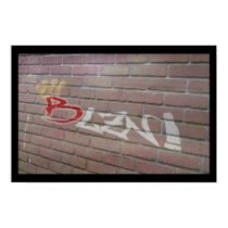 Blzn Brick Wall posters