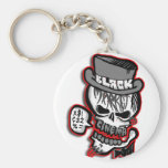 BMC grey Skull logo keychains
