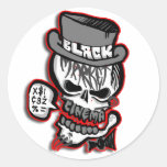 BMC grey Skull logo stickers