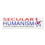 BMP Secular Humanism USA Bumper Sticker