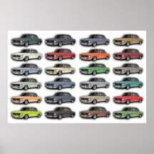 BMW 2002 Multi Car Poster