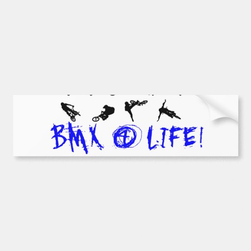 BMX 4 Life Bumper Sticker