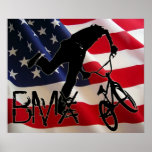 BMX American style, Copyright Karen J Williams Print