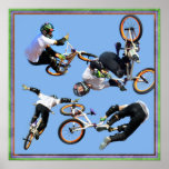 BMX  Art , Copyright Karen J Williams Print