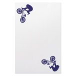 BMX Bike Rider Stationery Paper