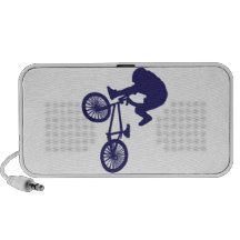 BMX Biker Laptop Speaker