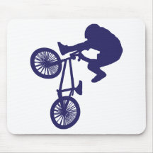 BMX Biker Mousepads