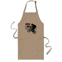 BMX Boy / BMX Girl aprons by tshirtypoo BMX Boy / BMX Girl aprons