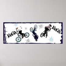 BMX directional, Copyright Karen J Williams Posters