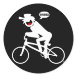 BMX DUDE-13 ROUND STICKER