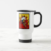 BMX Flames Mug