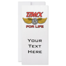 BMX for life Customized Rack Card