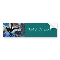 BMX in a Grunge Tunnel Bumper Sticker