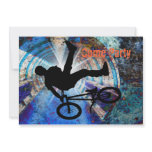 BMX in a Grunge Tunnel Personalized Invite