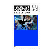 BMX in a Grunge Tunnel Postage