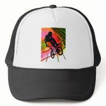 BMX in Lines & Circles Hats