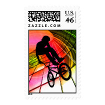 BMX in Lines & Circles Stamp
