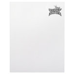 BMX king text design grayscale Personalized Letterhead