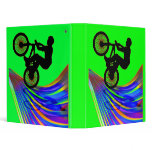 BMX on a Rainbow Road binders