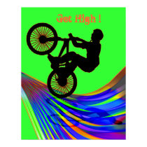 BMX on a Rainbow Road posters by ElainePlesser BMX on a Rainbow Road posters