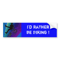 BMX on Fractal Movie Marquee Bumper Sticker
