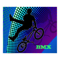 BMX on Fractal Movie Marquee posters by ElainePlesser BMX on Fractal Movie Marquee posters