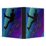 BMX on Rainbow Road Vinyl Binder