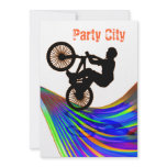 BMX on Rainbow Road Party Custom Announcement
