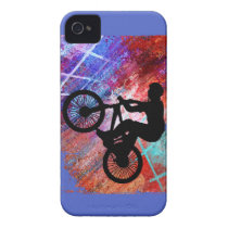 BMX on Rusty Grunge Iphone 4 Case-mate Case