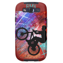 BMX on Rusty Grunge Galaxy S3 Case