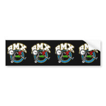 BMX One Handed Trick Bumper Sticker
