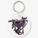 BMX (purple) keychain