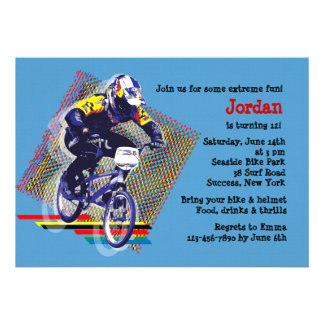 Motocross Birthday Cards, Motocross Birthday Card Templates, Postage ...