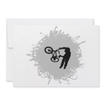 BMX Scribble Style Personalized Announcements