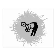 BMX Scribble Style Postcards