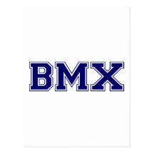 BMX University Style Postcard