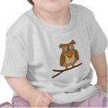 BN- Funny Silly Owl Cartoon Tees