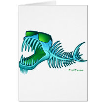 BnanneK Collection by FishTs.com Greeting Card