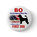 BO, America's First Dog buttons
